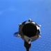 4.55ct 100% REAL NATURAL BLACK DIAMOND RING, CERTIFICATE,FR EE DIA TESTER Size 5