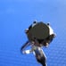 4.55ct 100% REAL NATURAL BLACK DIAMOND RING, CERTIFICATE,FR EE DIA TESTER Size 5