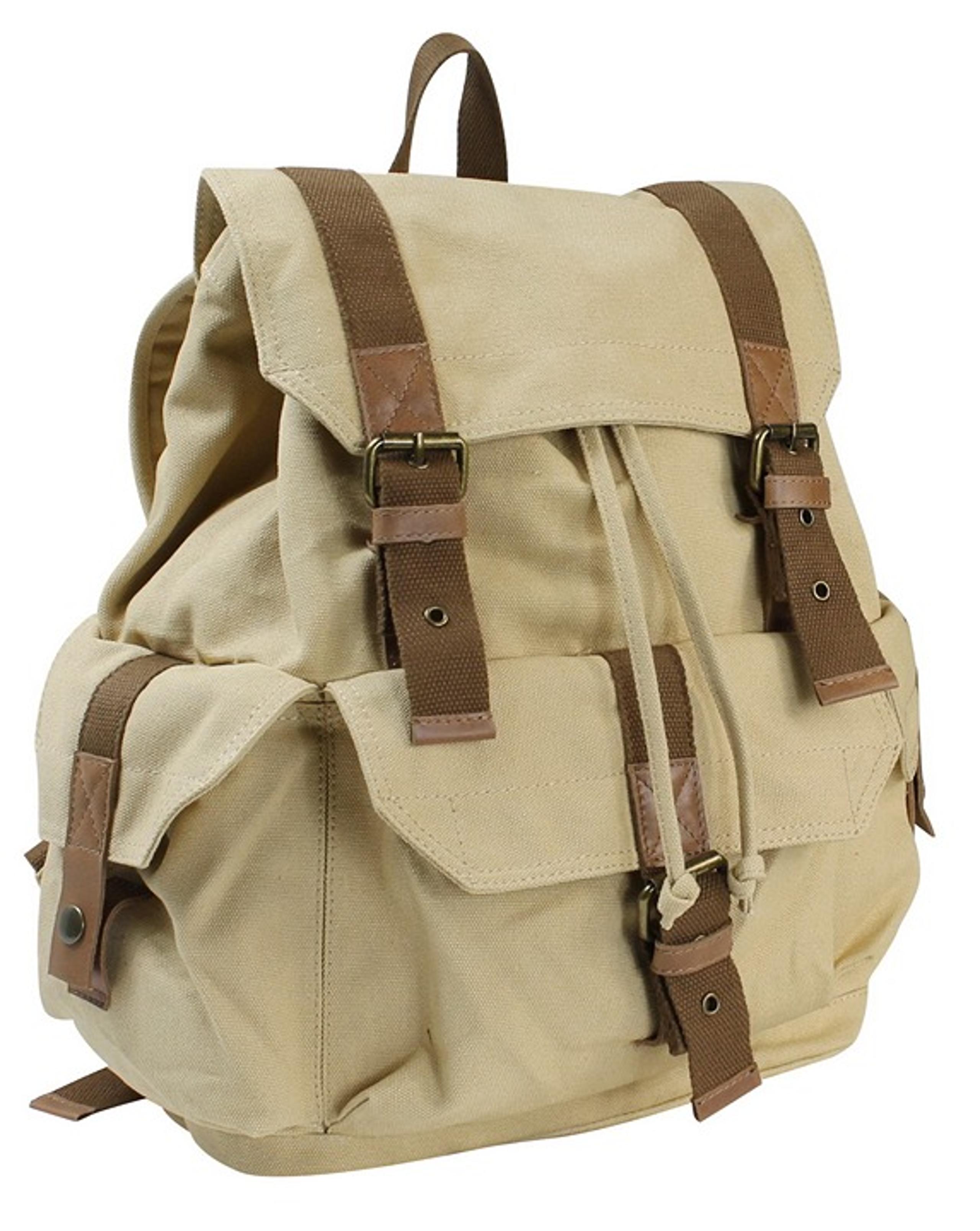 15" Sport Canvas Backpack Rucksack C03KK