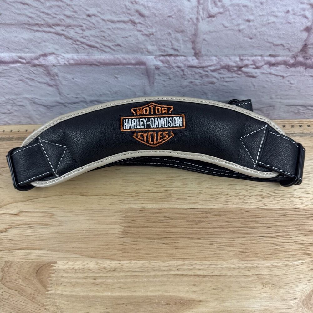 Harley Davidson Leather Duffle Bag Travel shoulder Strap Only! Rare