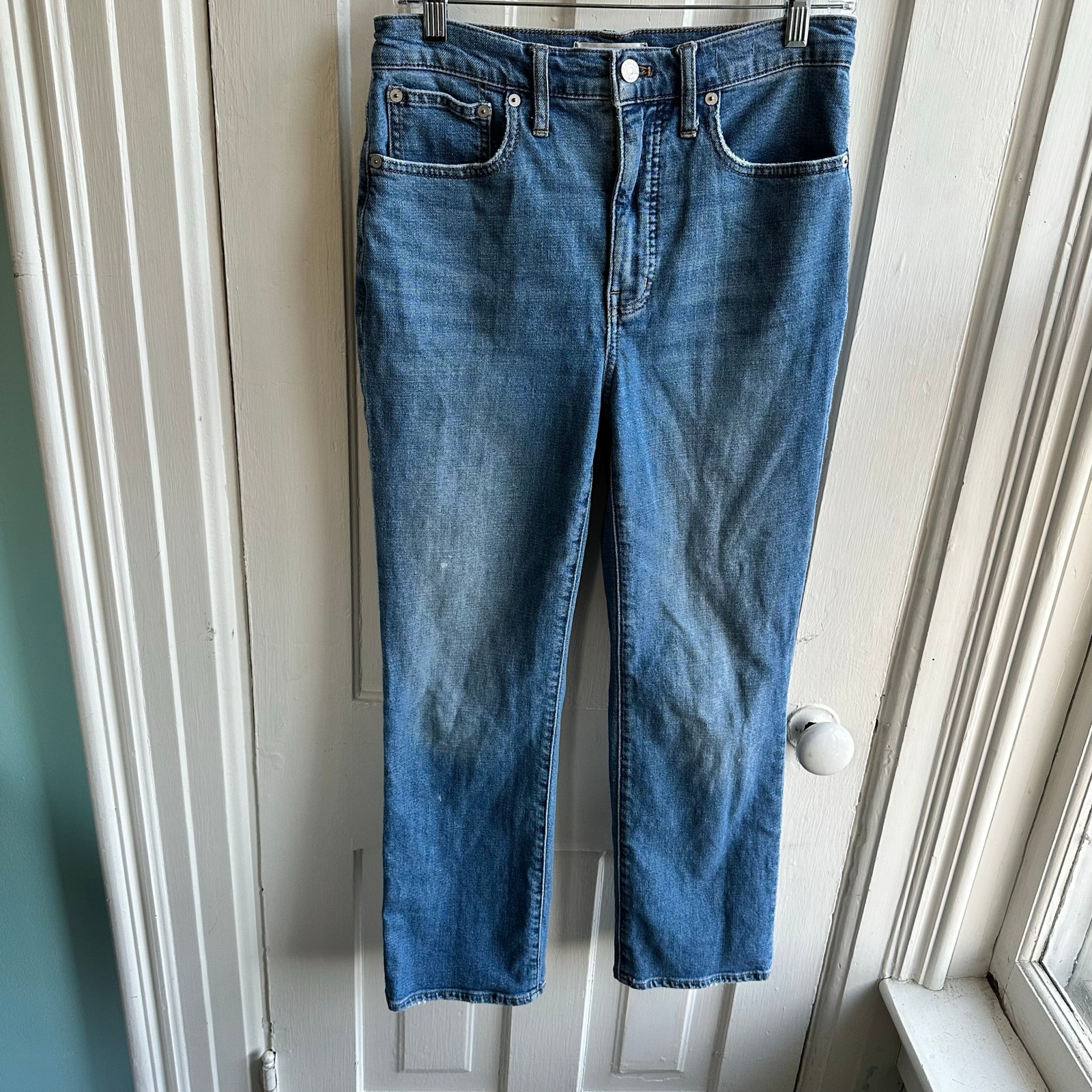 Madewell Slim Demi-Boot Jeans in Enright Wash