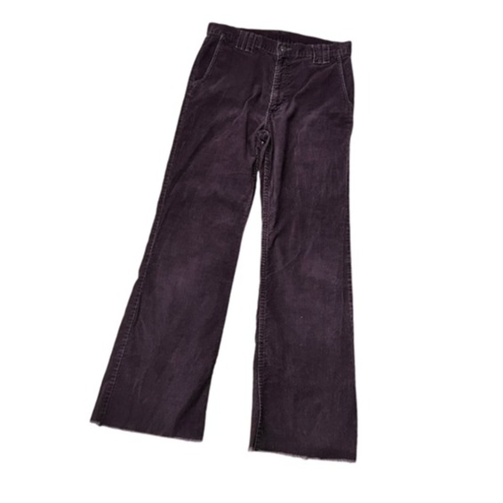 Vintage '70s Levi's 619 White Tab Brown Corduroy Flares Leisure Pants 32 x 30