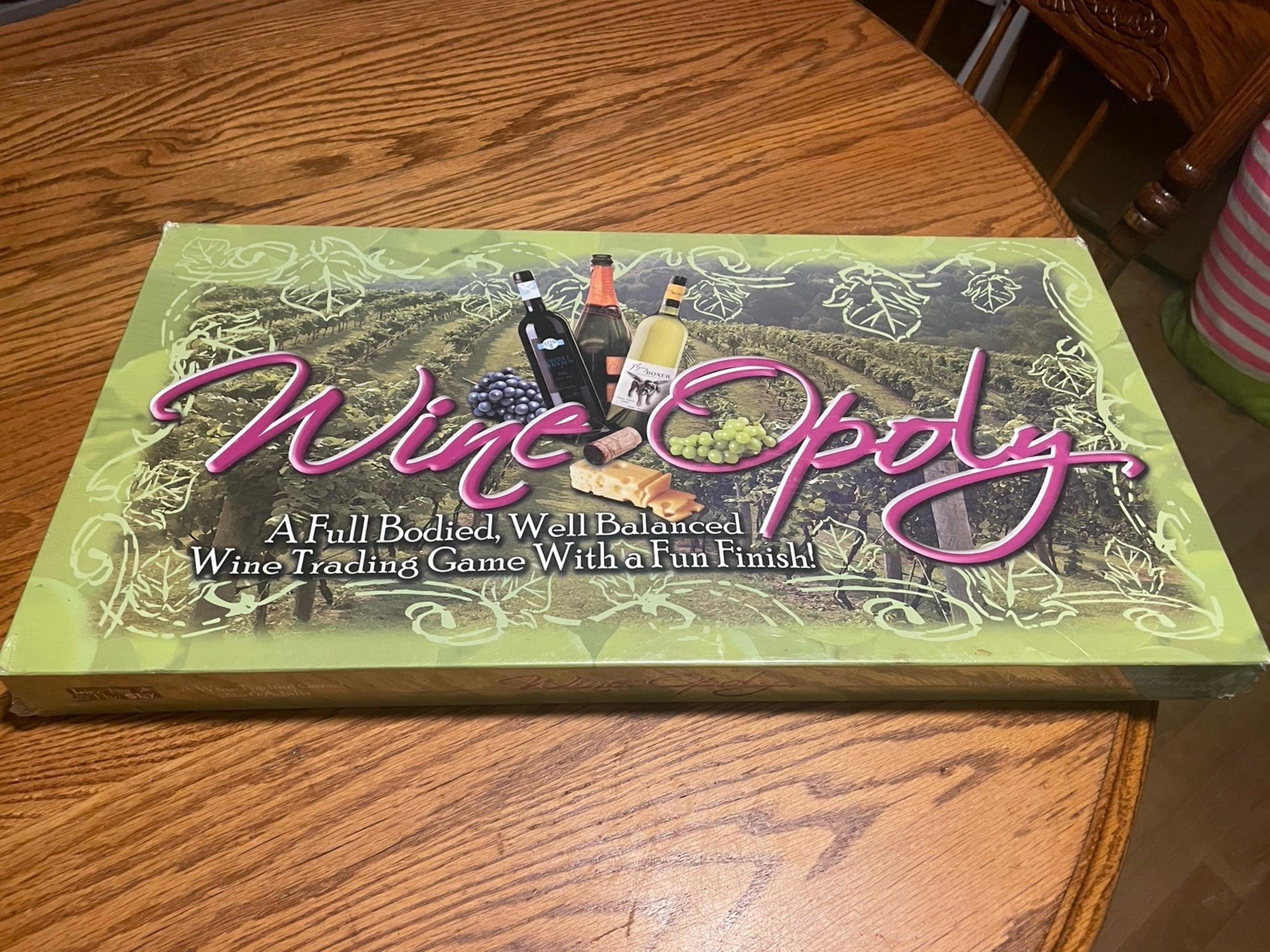 Wineopoly Board Game Late for the Sky New Sealed