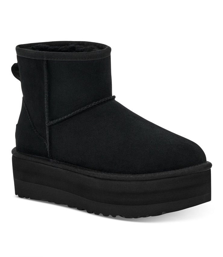 Ugg classic mini platform boot black 6