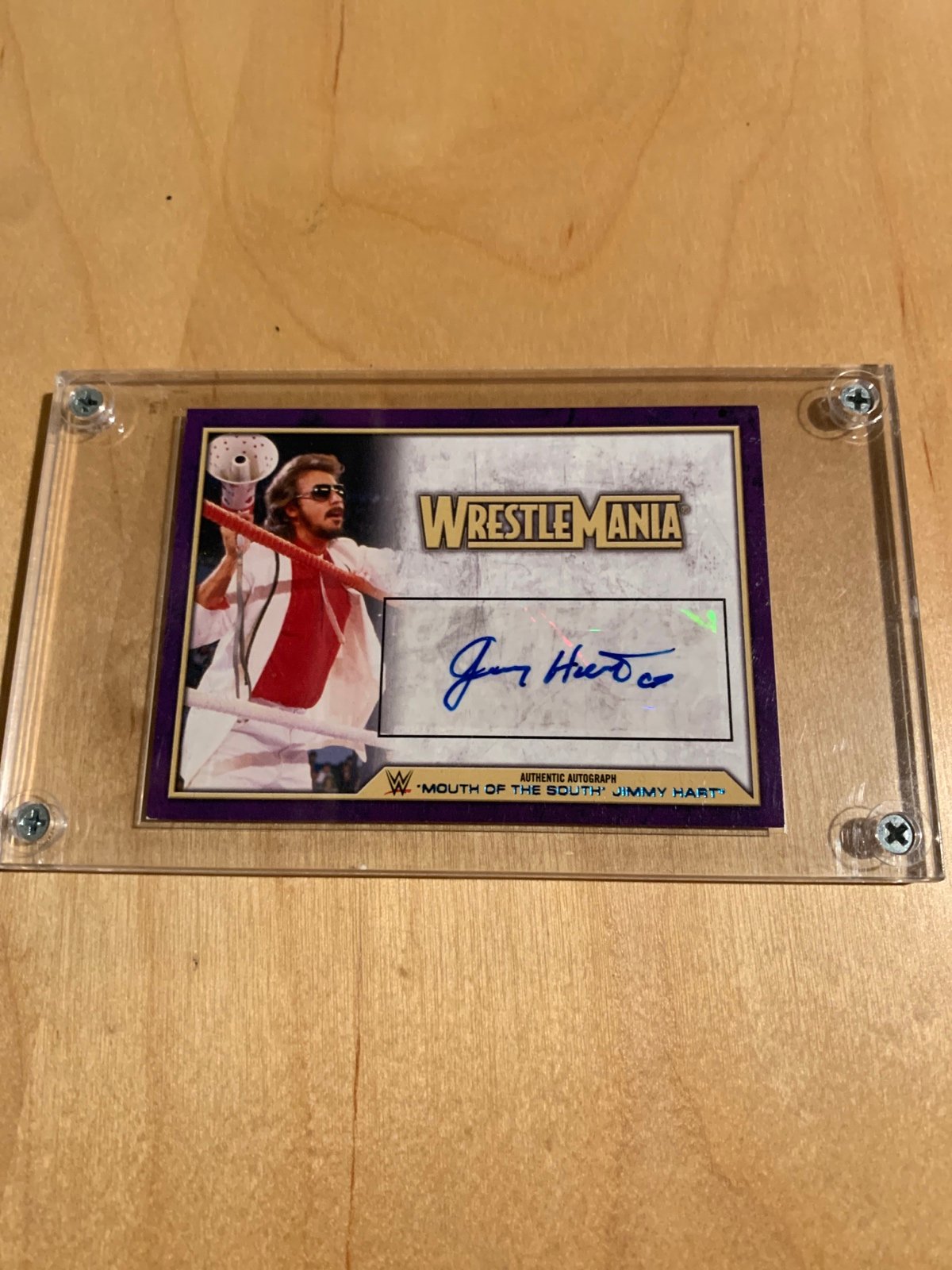 WWE Topps Jimmy Hart Auto 2014
