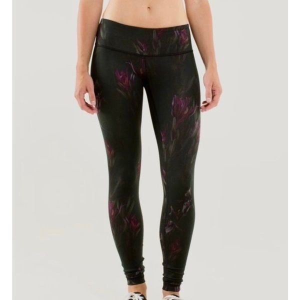 Lululemon Wunder Under Pant Midnight Iris Multi / Black