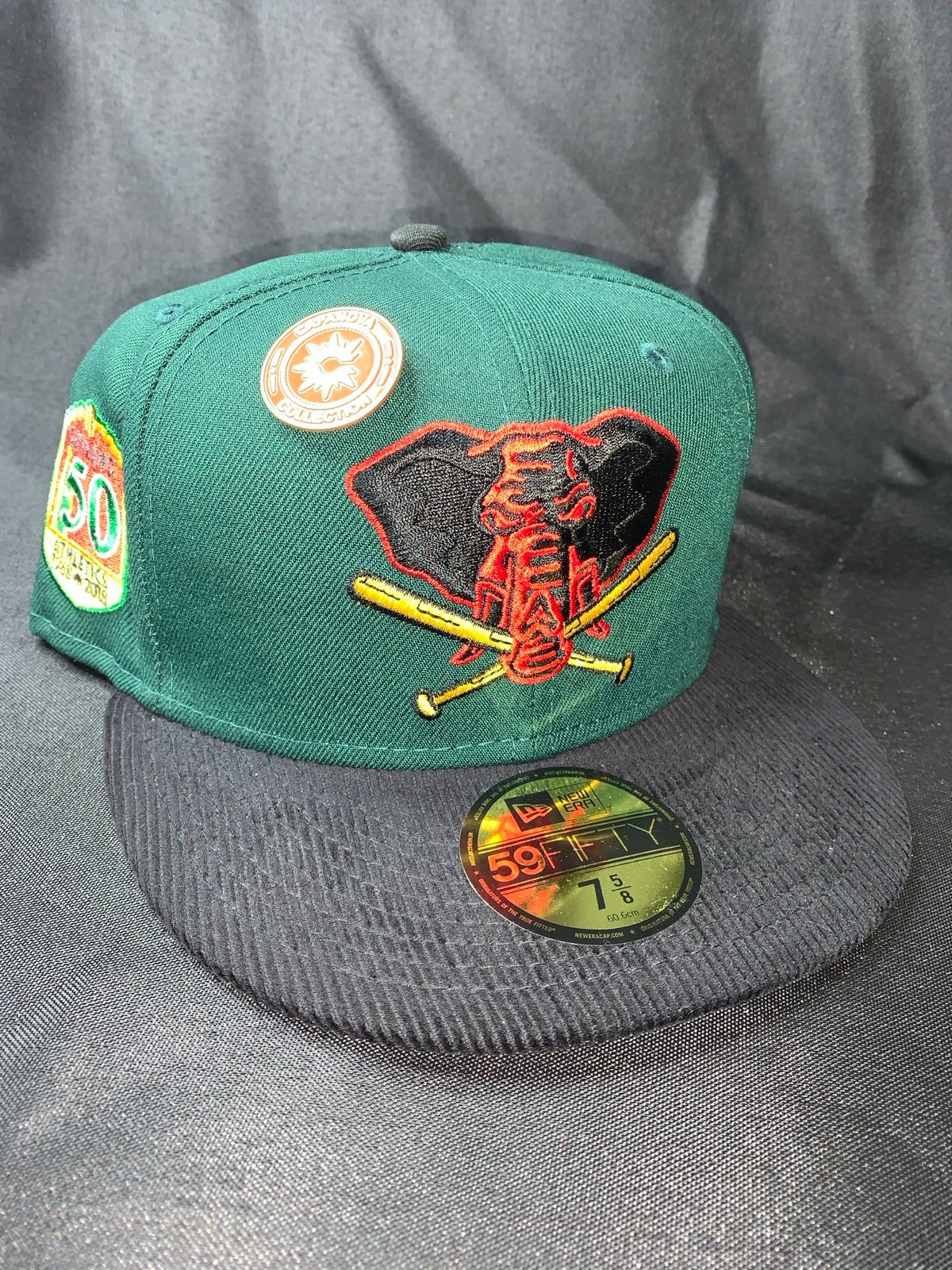 Capanova Oakland As Stomper Fitted Hat 7 5/8