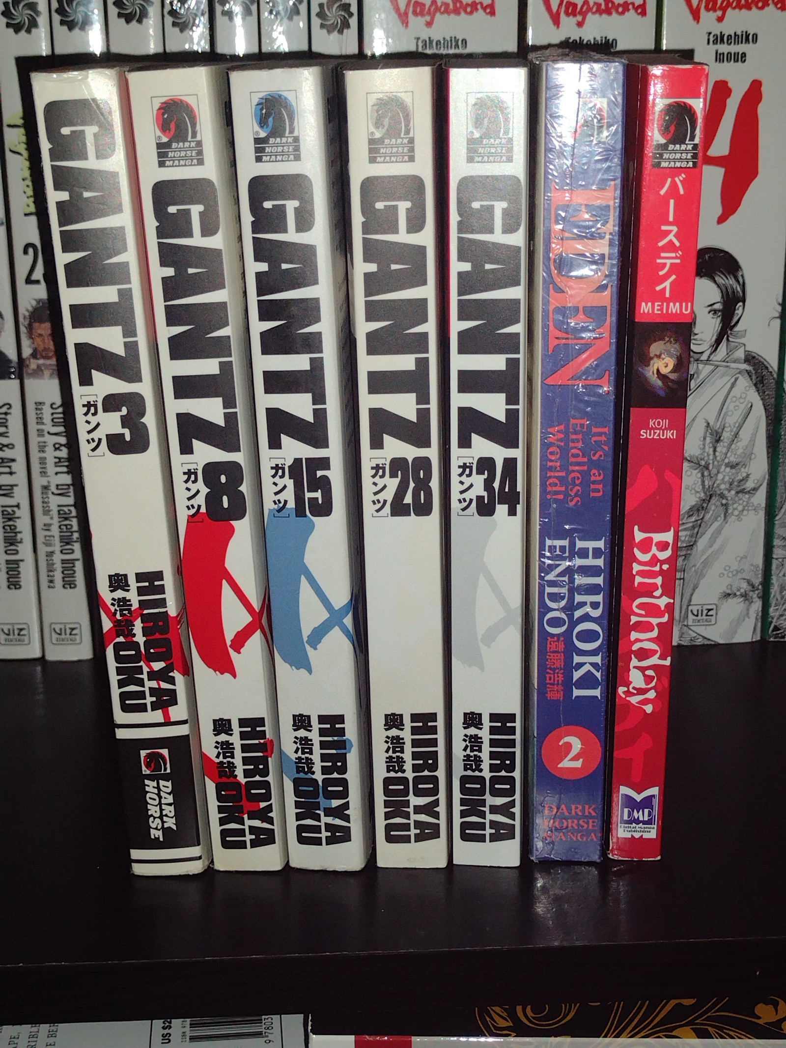 OOP manga lot Dark Horse titles bundle Gantz, The Ring & Eden! It's an EW