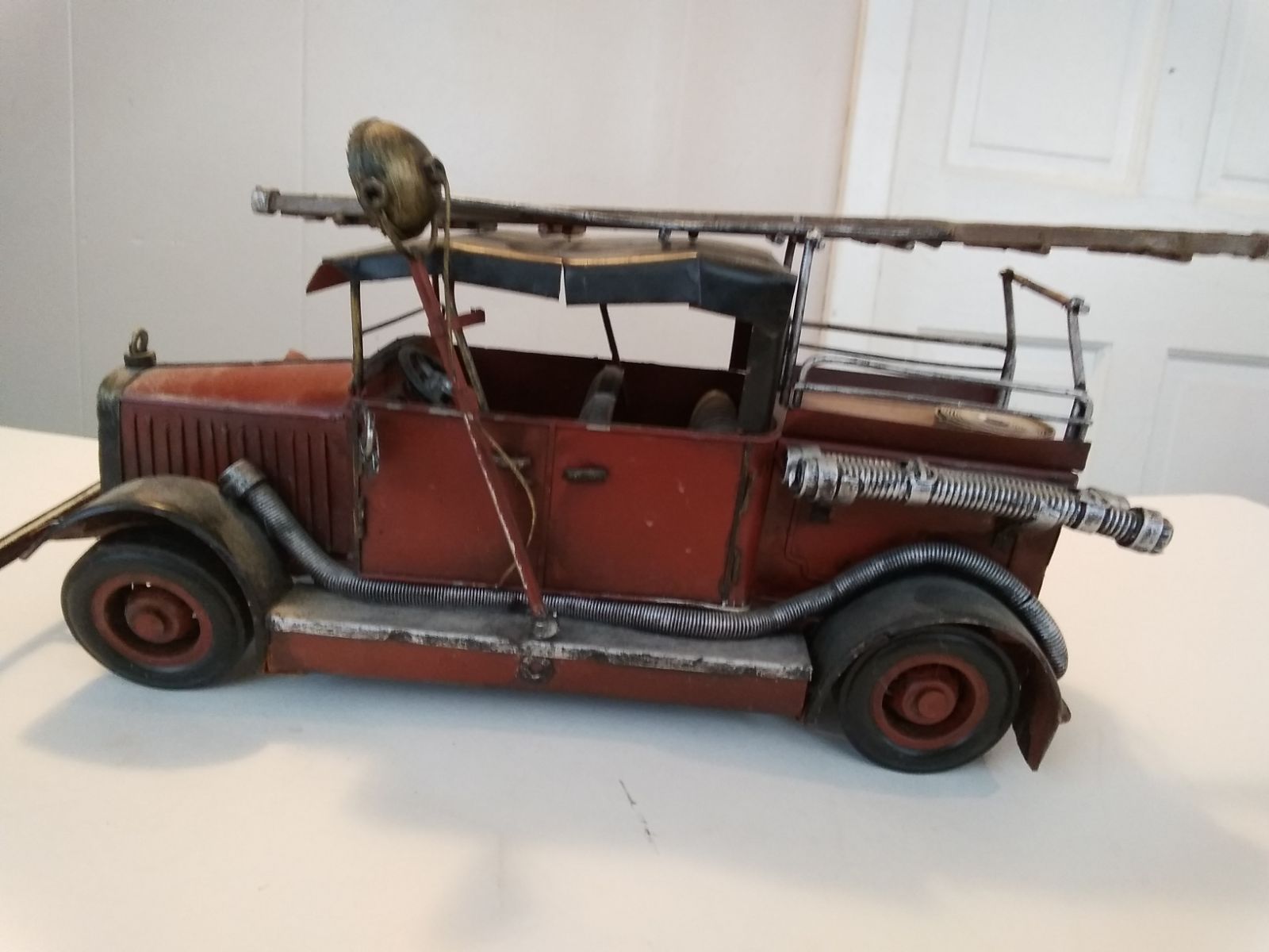 Vintage Pressed Steel Fire Truck