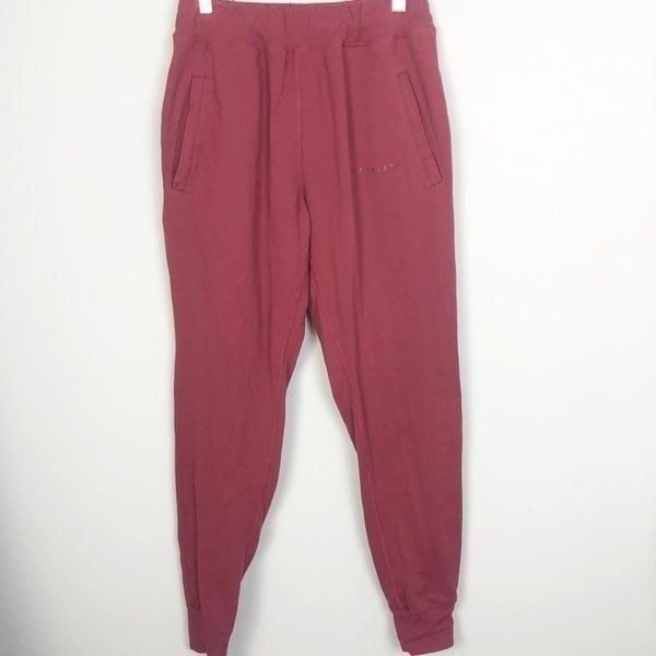 ALPHALETE | Maroon Red Jogger Style Athletic Pants Men’s Size Medium Unisex
