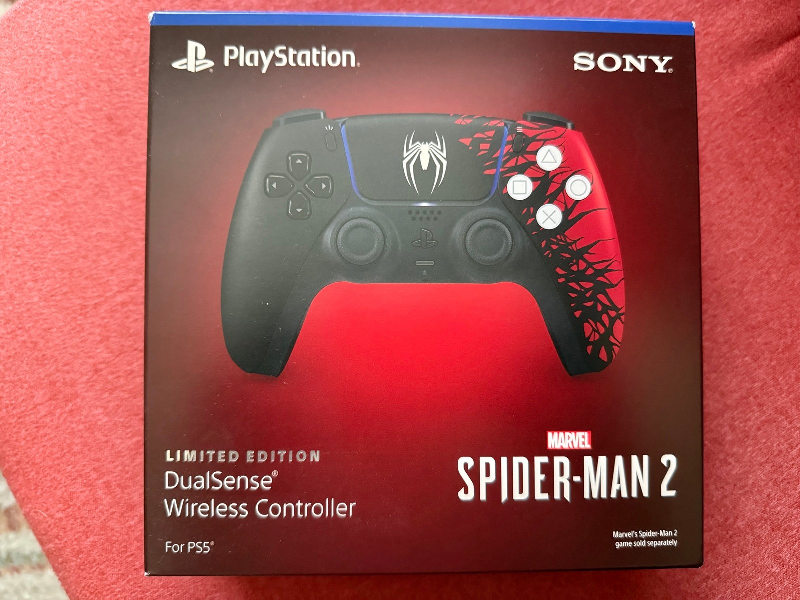 PlayStation 5 Controller - Spider-Man 2 Limited Edition