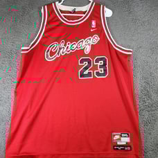 Vintage Michael Jordan Jersey Mens 3XL Red Nike Chicago Bulls 90s NBA Basketball