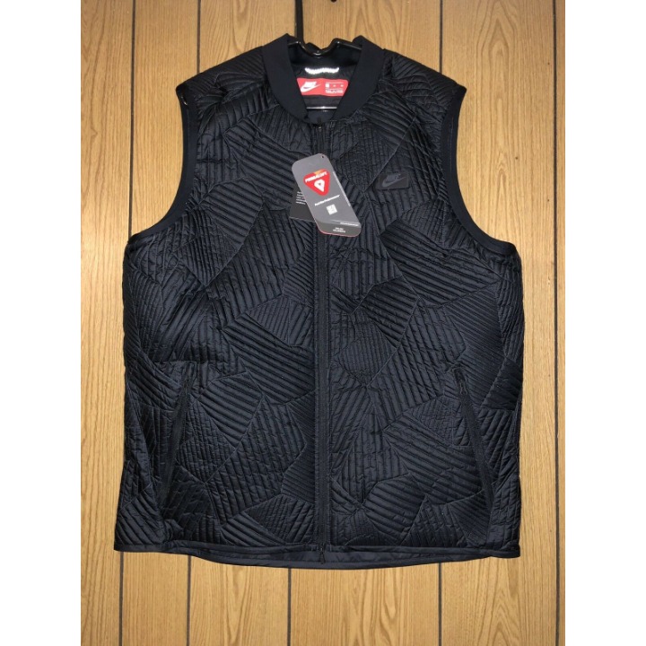 Nike Sportswear Men XL Primaloft Quilt Gillet Vest Black (864950-010) MRSP 150