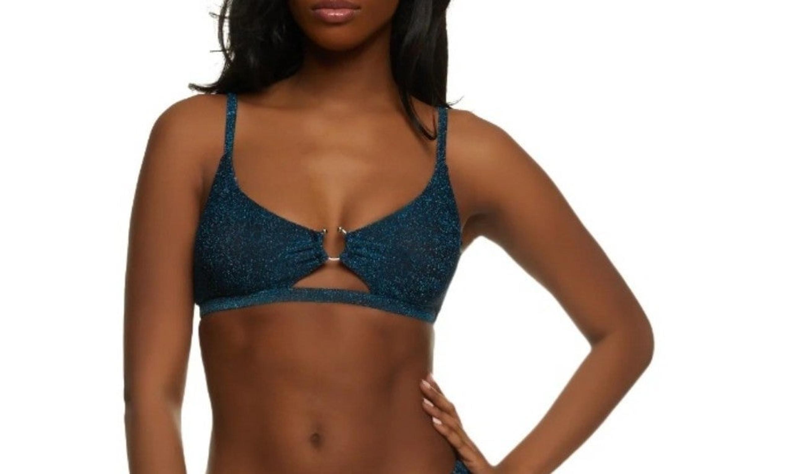 NWT BEBE Shimmer Top