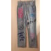 S.O.N.G. 90's Boyfriend High Rise Straight Baggy Graffiti Denim Jeans Women 9/29