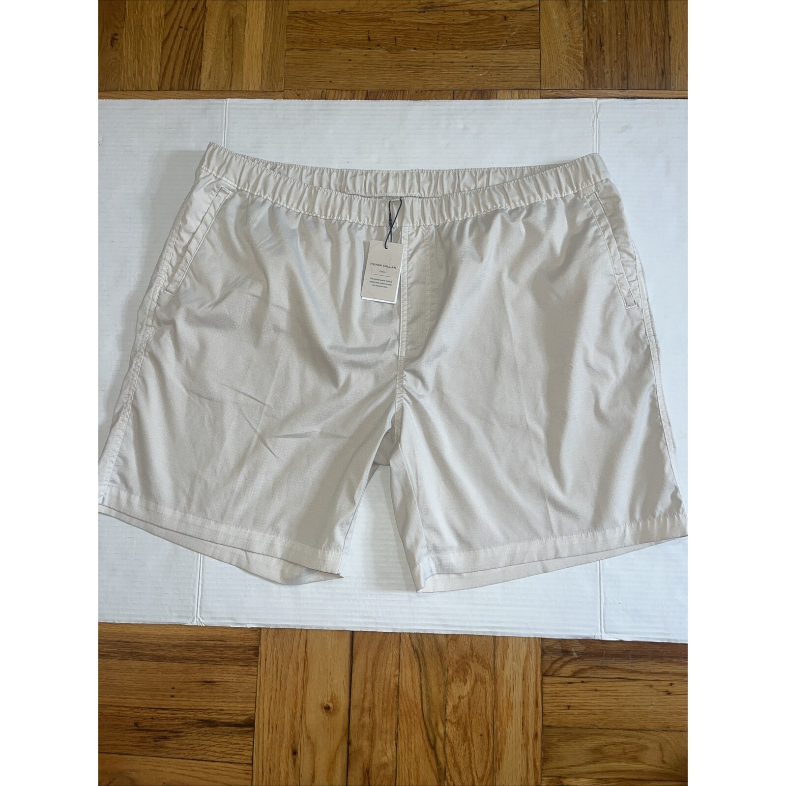 PETER MILLAR CROWN Stone Ripstop UPF 50+ Sun Protection DOCK Shorts Size 2XL XXL