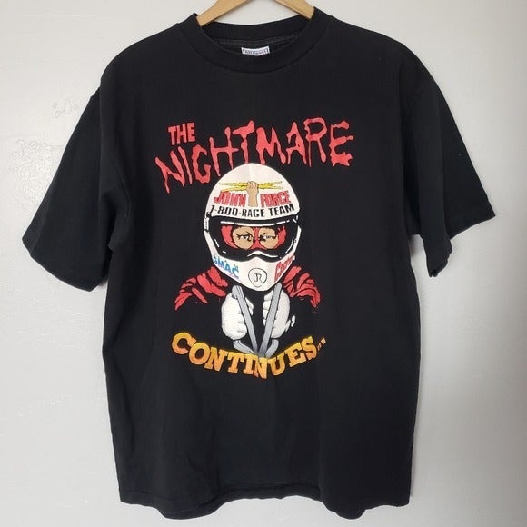 All Sport Proweight Men's XL Vintage Short Sleeve T-shirt John Force Drag Racing