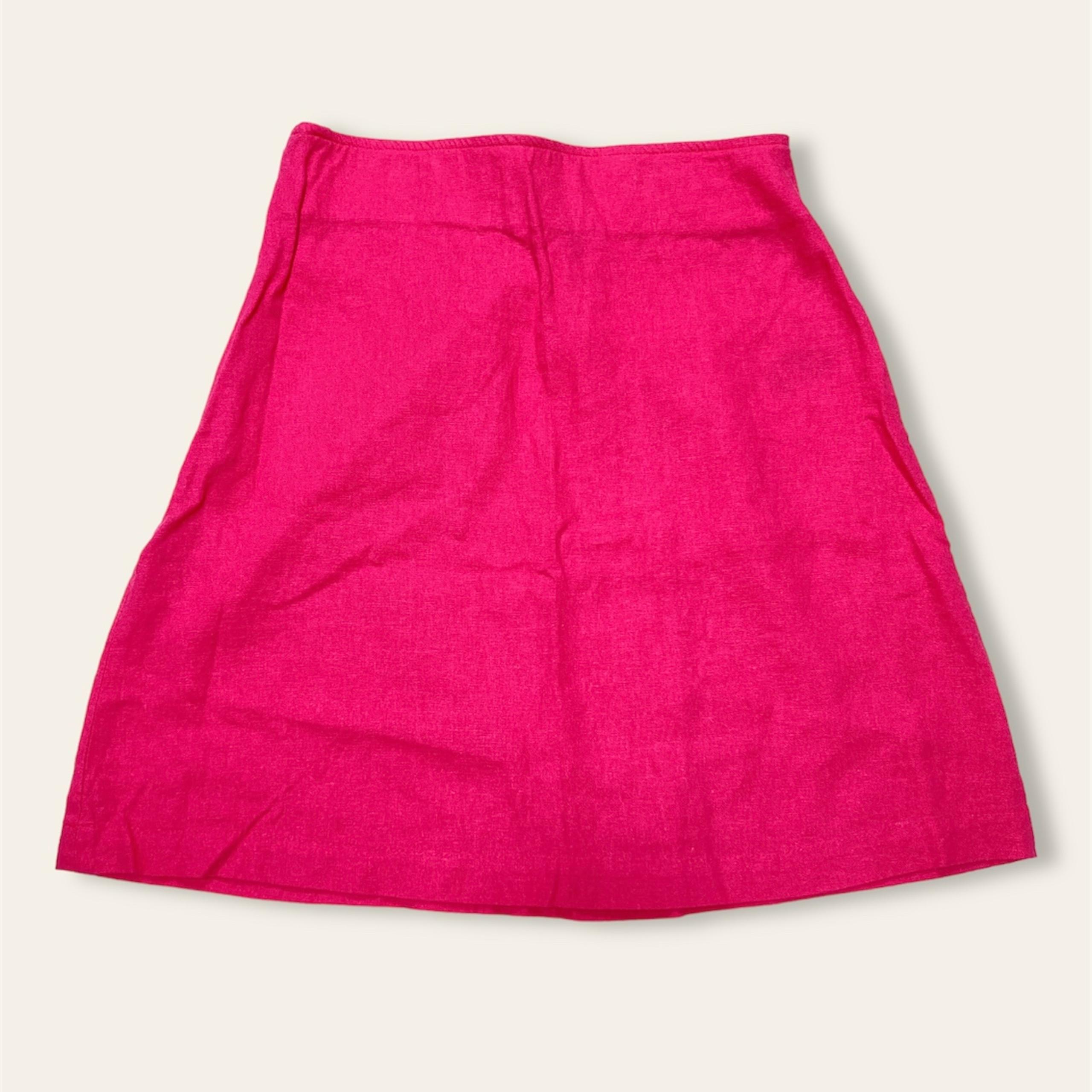 NWT Old Navy High-Waisted Linen-Blend A-Line Mini-Skirt