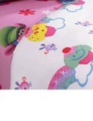 2 Pc Dreamworks Trolls Twin Kids Bedding