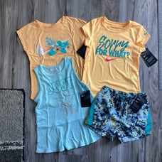 Nike Girls 4 piece mix & match bundle size 6/6X(NWT) ~PRICE IS FIRM, NO OFFERS)