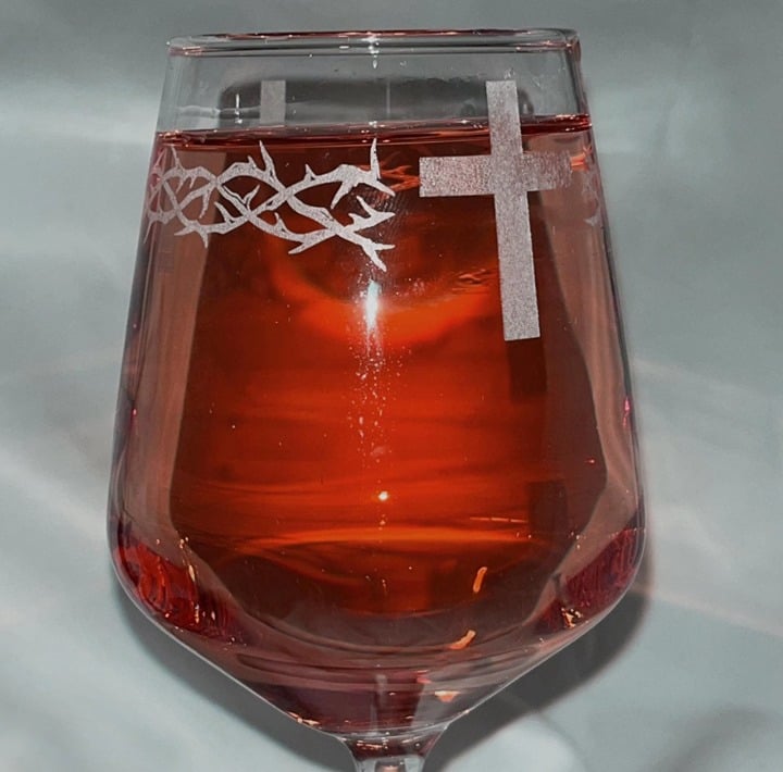 Set of 6 Gothic Wine Glass | Type O Negative | 69 Eyes | Alternative | Wine