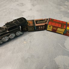 Union Pacific Santa Fe Erie Wind Up Train 971620 for parts