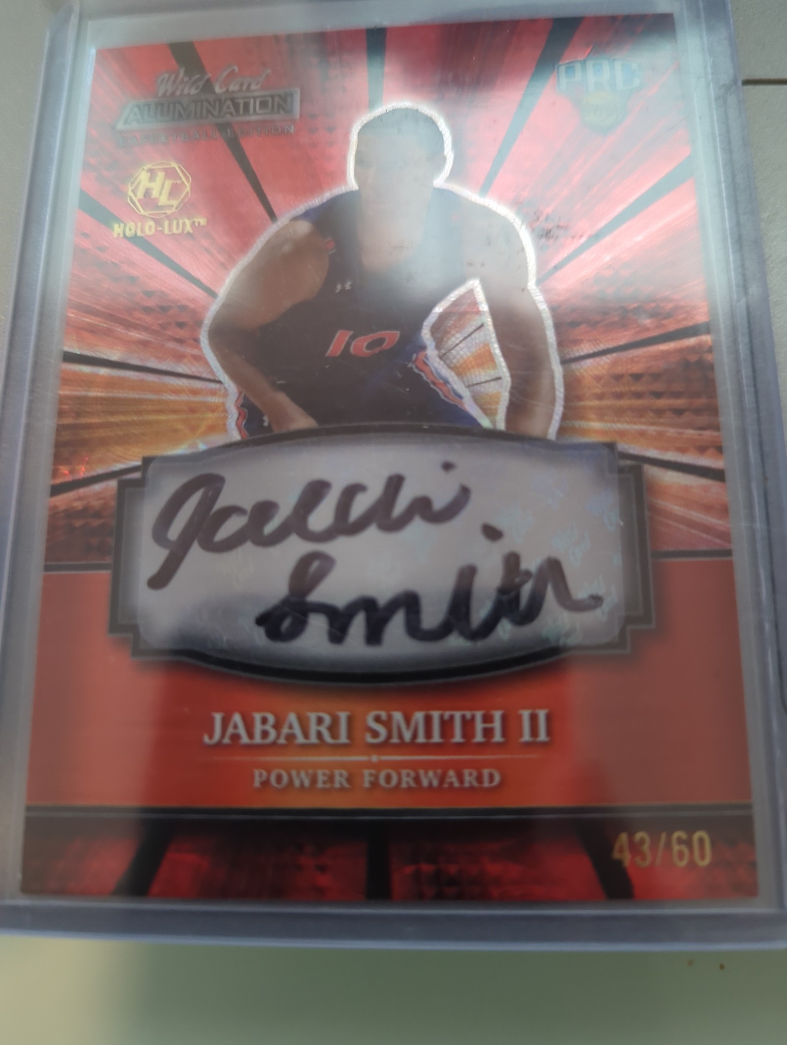 Wild card Jabari Smith 43/60