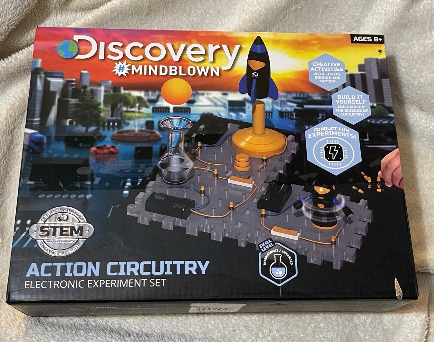 Discovery Mindblown Action Circuitry Electronic Experiment Set (STEM Toy) - NEW