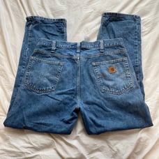 Vintage Carhartt Blue Baggy Jeans