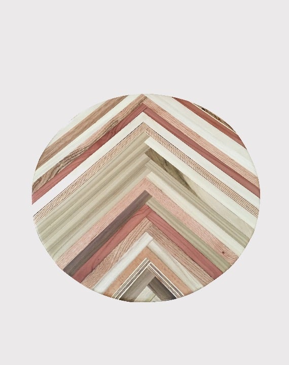 Lazy Susan Chevron Design
