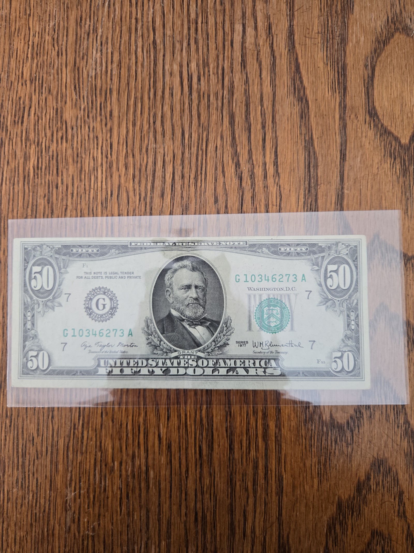 Series 1977 50 Bill