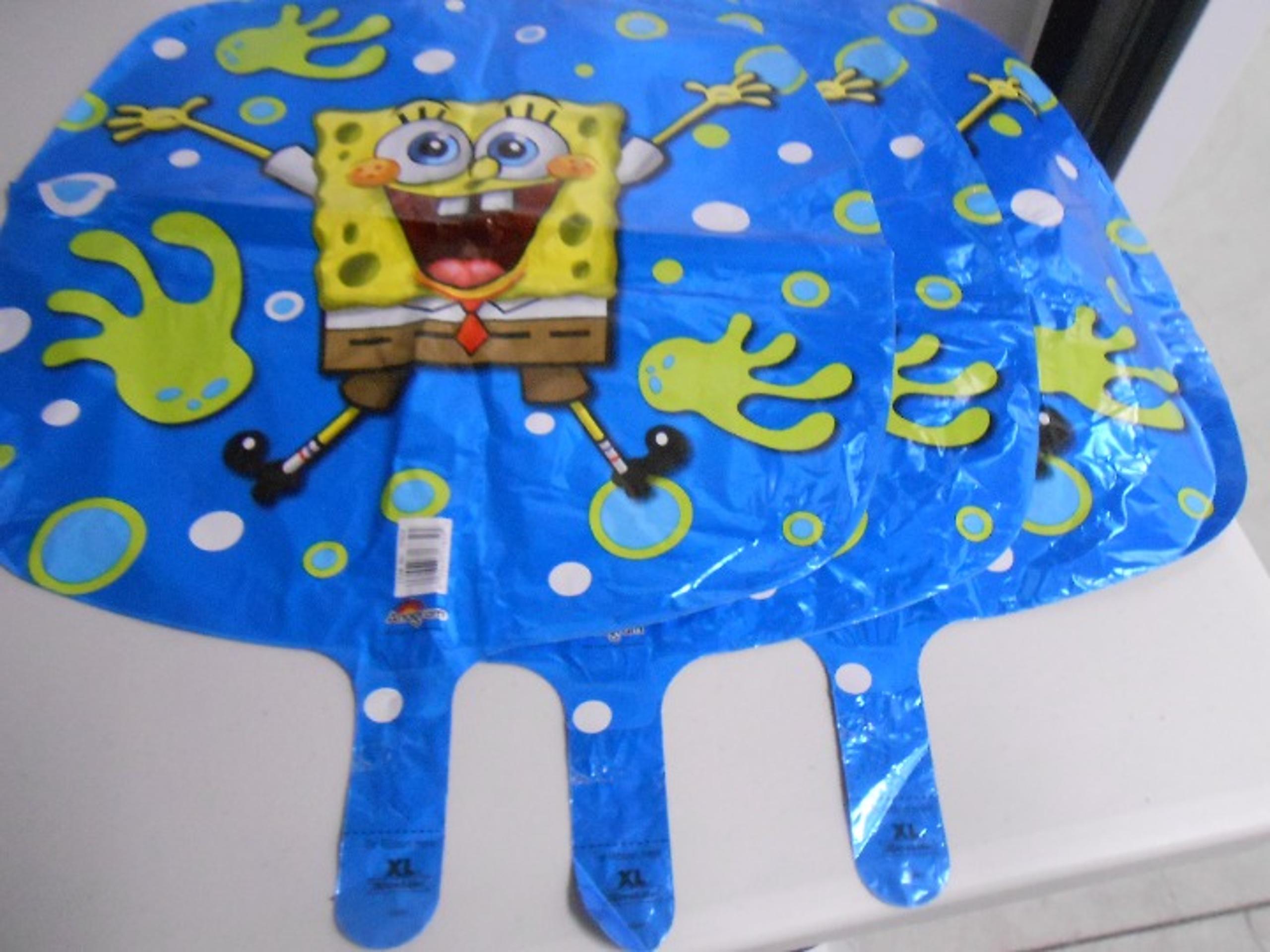 3 - SpongeBob Squarepants Nick Jr Nickelodeon Birthday Party 18' foil balloons