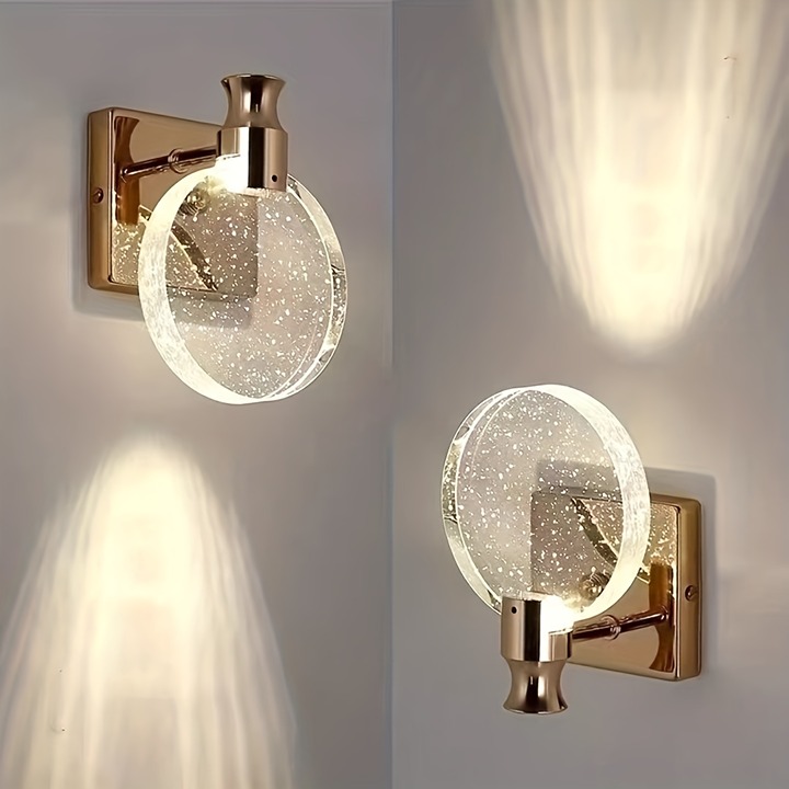 Crystal Wall LampFor Bedroom, Kitchen Island, Living Room -s8z5