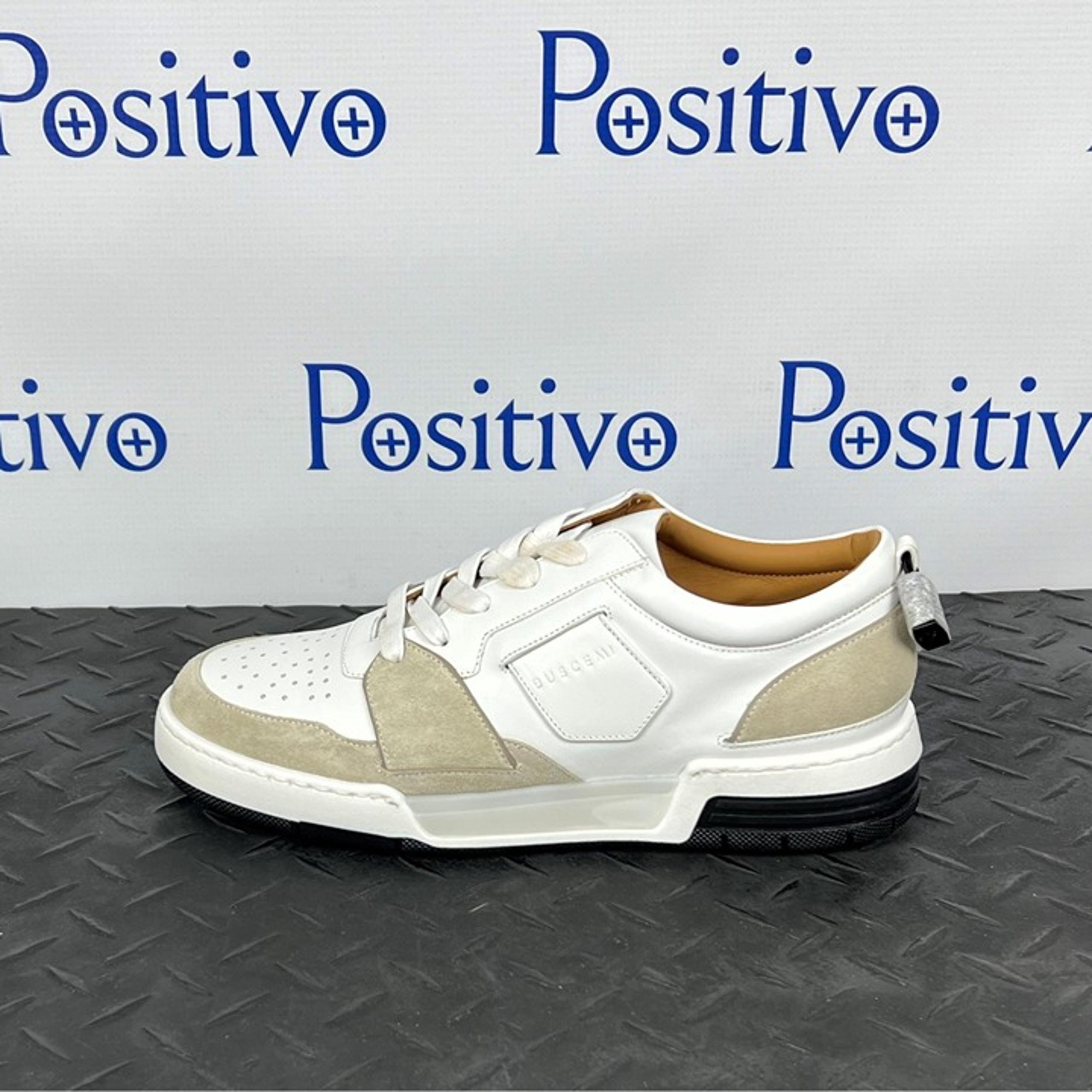 Buscemi Air Jon Low Vitello Off White Leather Sneakers US 9 EU 42
