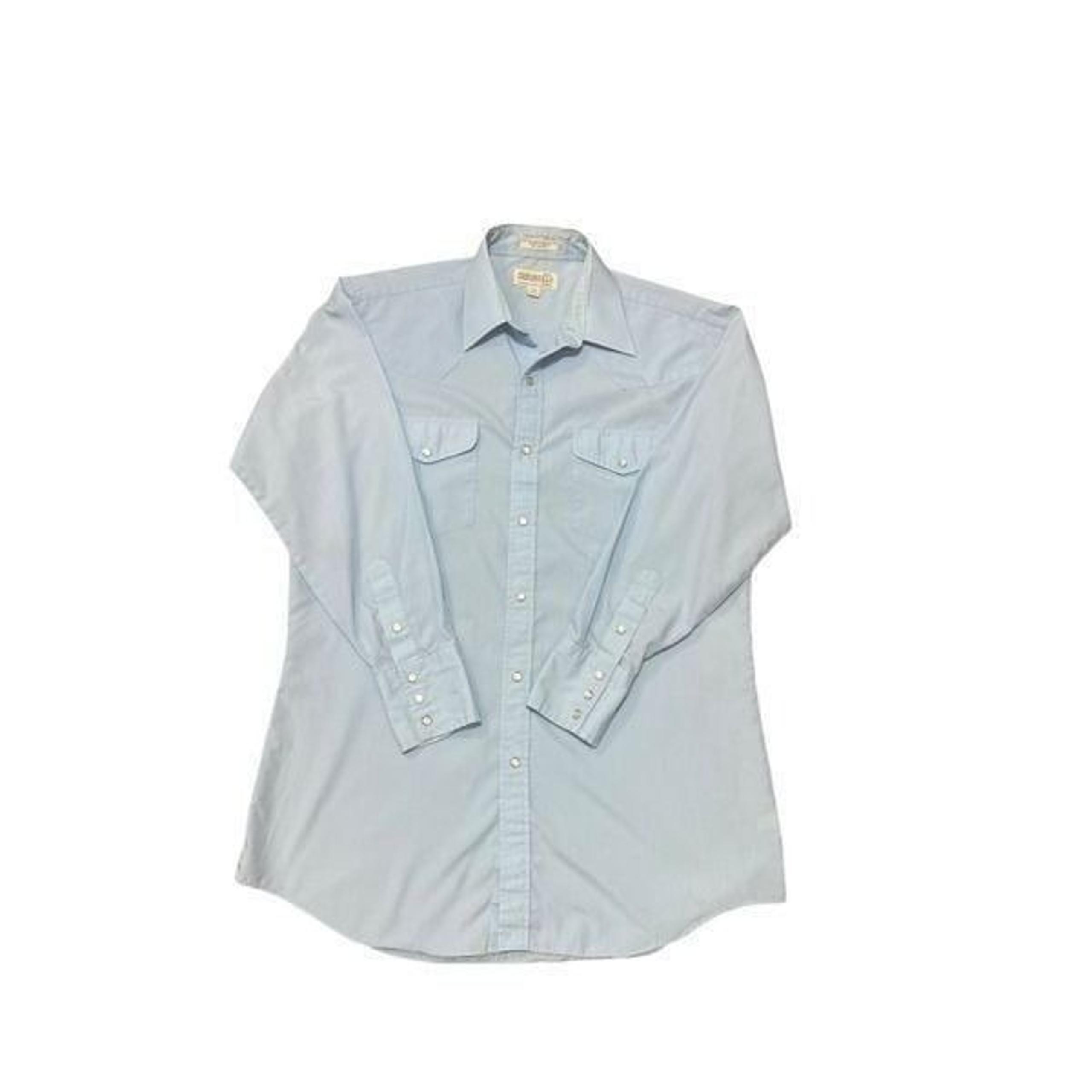 Vintage Sheplers Pearl Snap Westtern Shirt 15 1/2