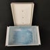 Vintage Retro Blue White Ice Bucket Lid Barware Set Insulated Bucket 2 Handled