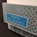 Vintage Retro Blue White Ice Bucket Lid Barware Set Insulated Bucket 2 Handled