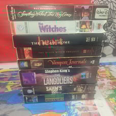 8 Horror Vhs Lot