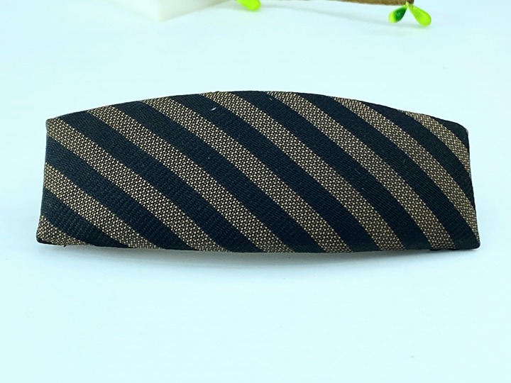 FENDI Valletta Pecan Pattern Hair Fastening Jacquard Fabric authentic GS240