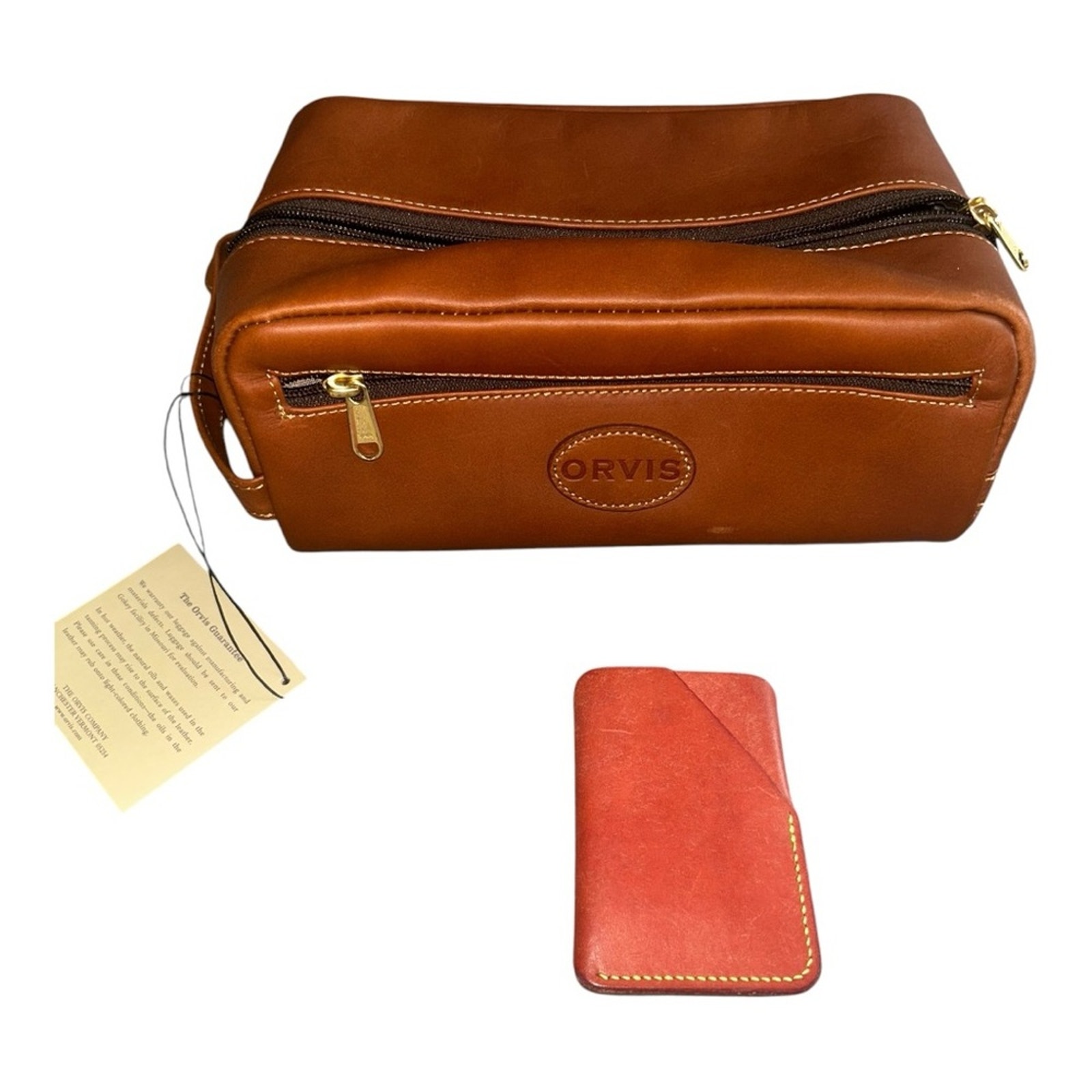 Orvis Brown Leather Men's Bag
