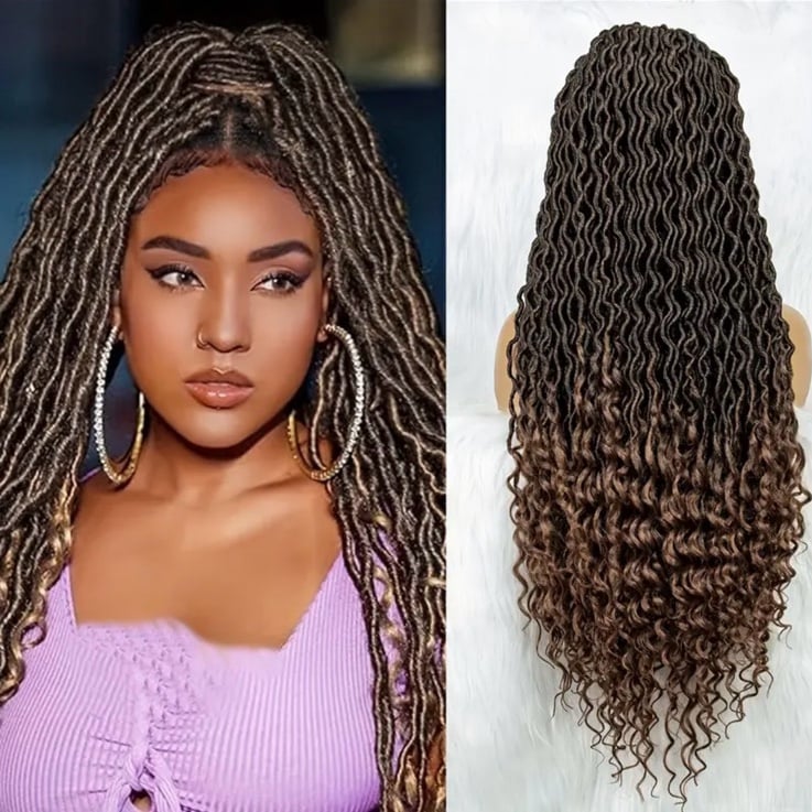 32 Inch synthetic box braid wig