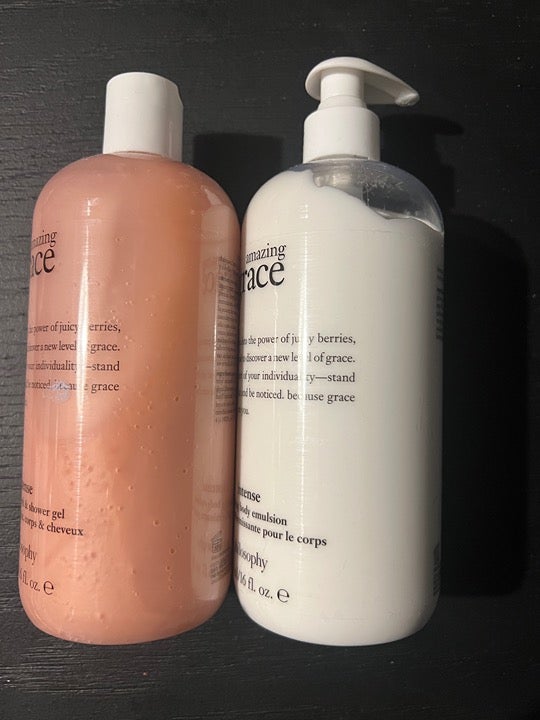 Philosophy grace body emulsion and shower gel