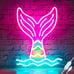 Mermaid Tail Neon Sign Dimmable Mermaid Neon Signs for Wall Decor