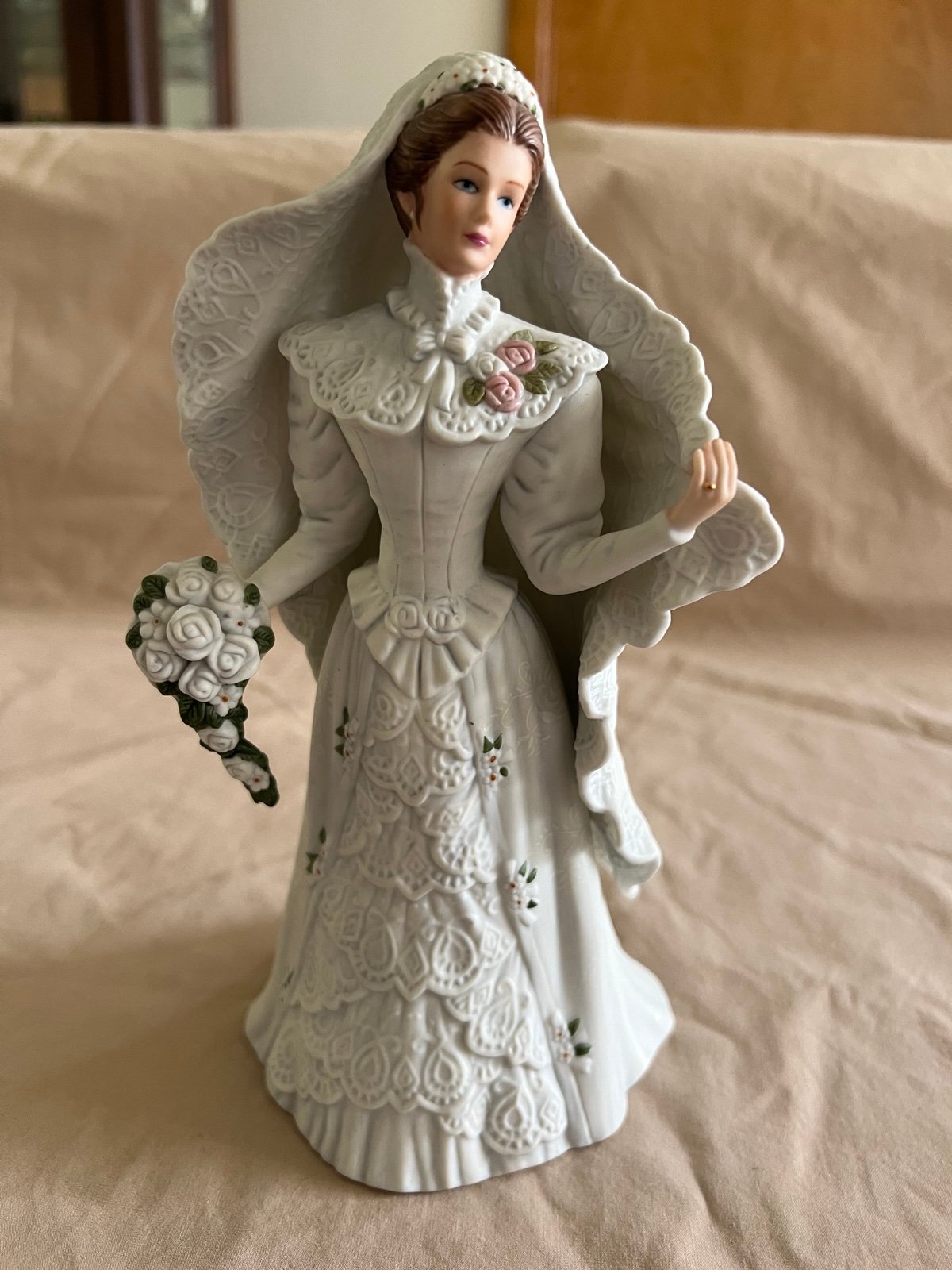 Lenox Figurine Bride “ The Centennial Bride” Porcelain Sculpture Bride