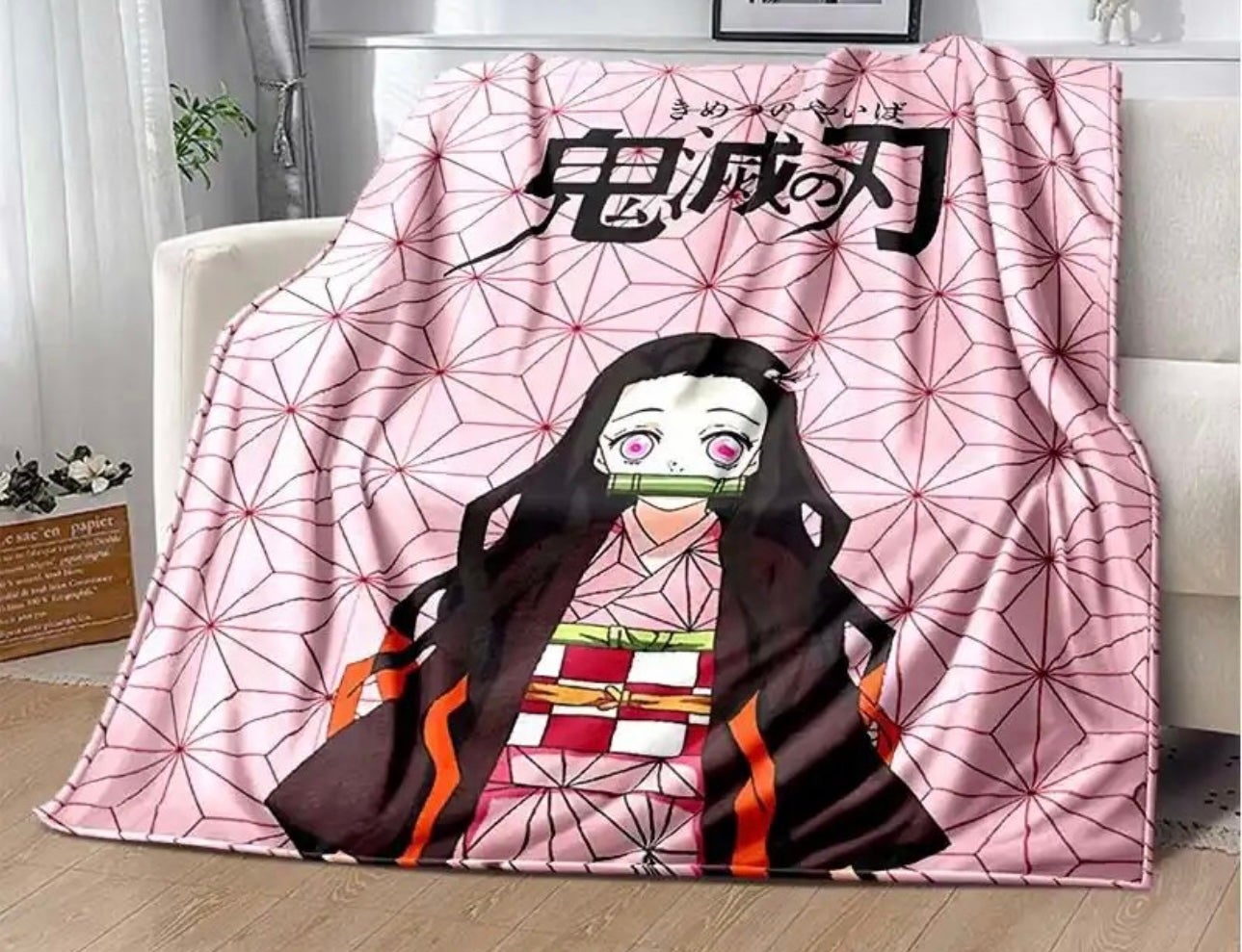 Anime fleece blanket