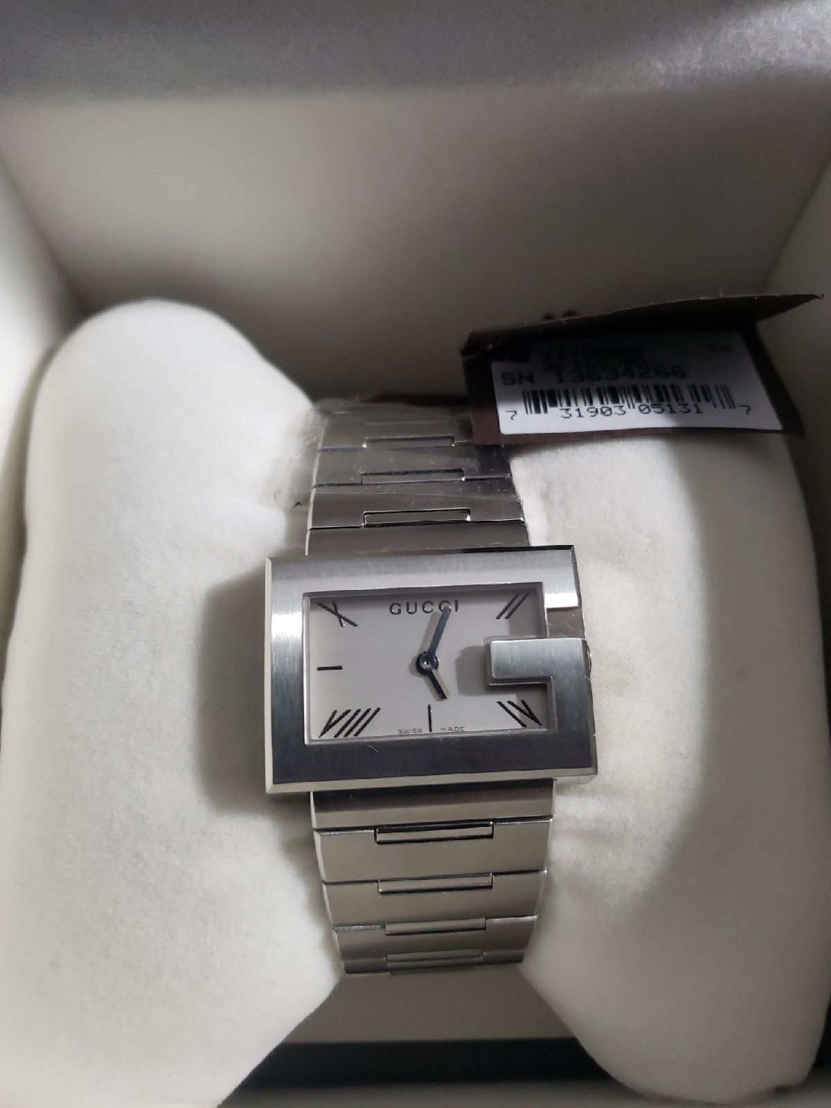 Gucci G-Watch 100G Silver Dial