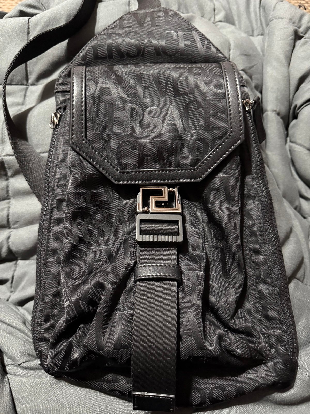 Versace Crossbody Bag (Black)