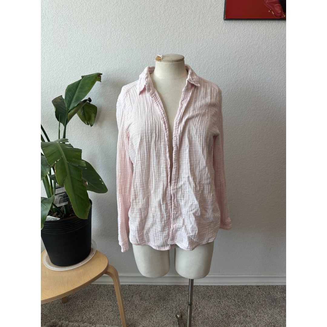 Xirena Women's Cotton Light Long Sleeve Button up top