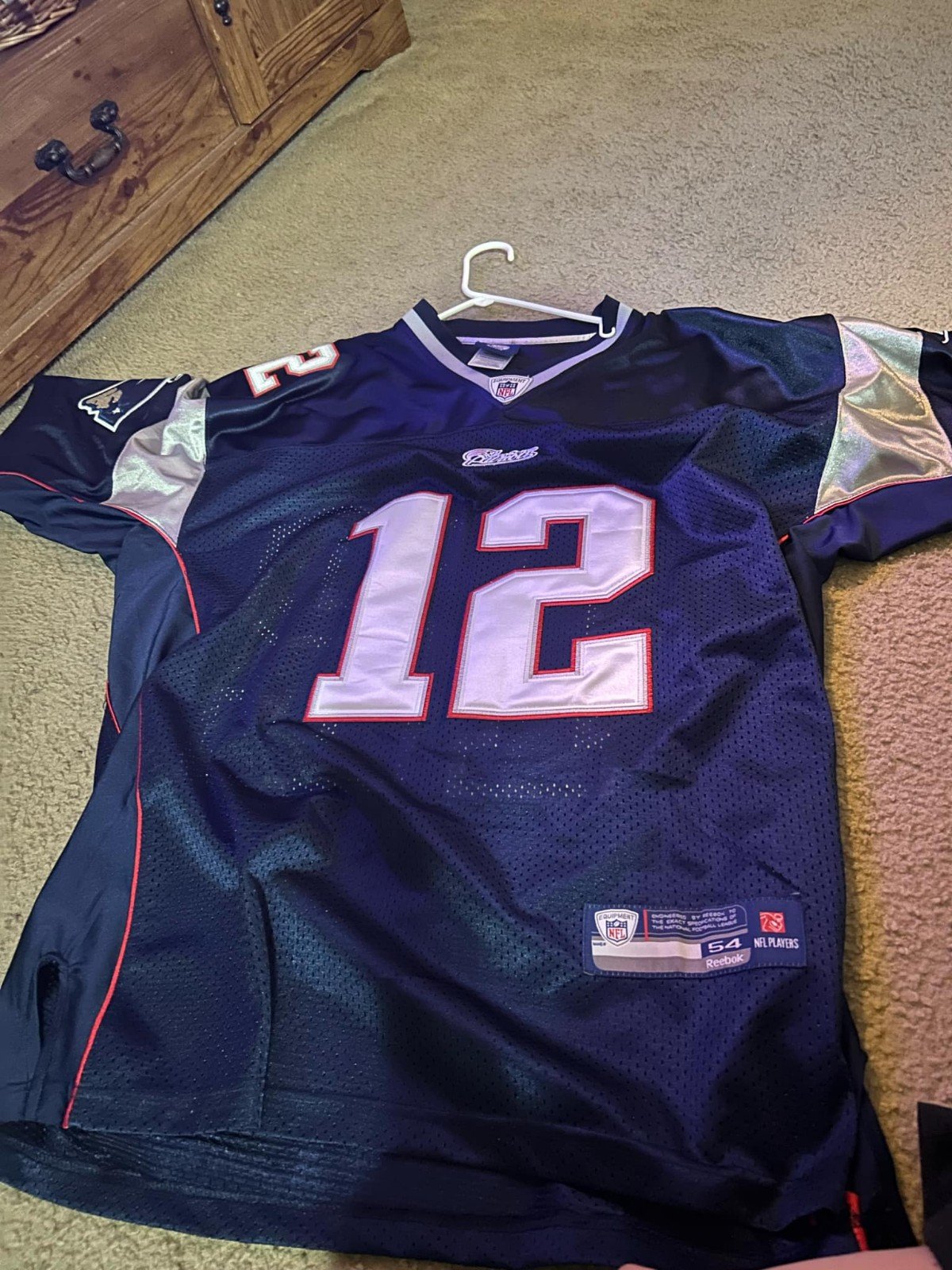 Reebok On The Field Tom Brady Home Jersey