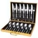 Retro Silver Cutlery Set: Luxury European-Style Tableware
